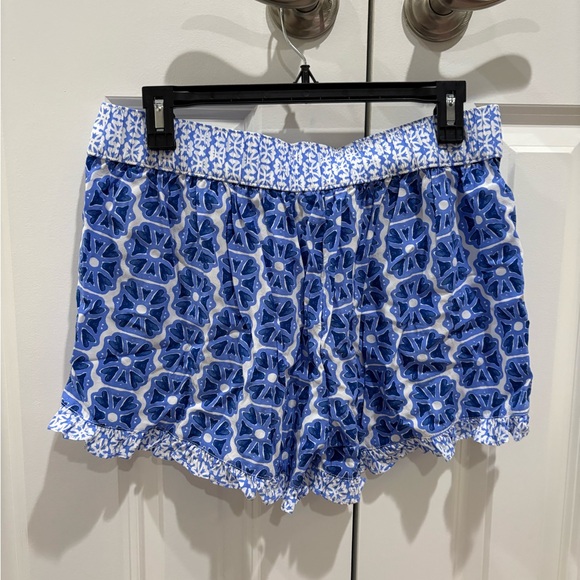NWOT Printed Ruffle Blue Vineyard Vines Shorts - Picture 3 of 3